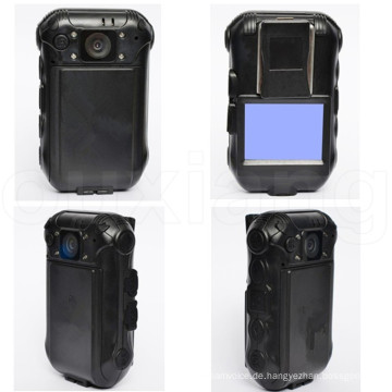 Tragbarer 32G Full HD-Polizeikörper getragener Kamerarecorder Nachtsicht-Mini-DVR